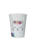 Wisam® Katze Flowers Wreath Pappbecher, 8 Stk, 250 ml