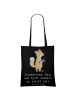 Mr. & Mrs. Panda Shopping Bag Triathlon Helden mit Spruch in Schwarz