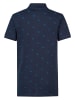 Petrol Industries Poloshirt mit All-over Muster Solstice in Blau