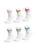Occulto 6er Pack Retro Tennis Socken Steffi in SommerMix