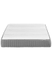 Beliani Matratze HAPPINESS in Grau/Weiß - (W) 120 x (H) 20 x (L) 200 cm H2/3 Mittel