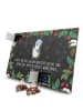 Mr. & Mrs. Panda Tee Adventskalender Pinguin Duschen mit Spruch in Kreidetafel