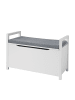 SoBuy Schuhbank in Reinweiß - (W) 38 x (H) 54 x (L) 86 cm
