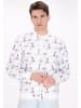 MO Men Jacket in cream multicolor