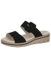 Caprice Pantolette in BLACK NUBUC