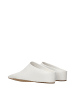 Jil Sander Weiß Leder Hausschuhe