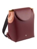 DuDu City Rucksack Leder 30 cm in burgundy