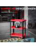 HOMCOM Werkzeugwagen in Rot 70,5L x 35B x 82,5H cm