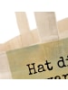 Mr. & Mrs. Panda Tragetasche Hummel flauschig Design mit Spruch in Weiß