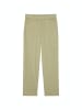 Marc O'Polo Pants, pull-on pants, ankle length, moderate barrel leg, cargo pocket in Grün