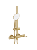 Beliani Wannenarmaturen PUYEHUE in Gold - (W) 24 x (H) 81 x (L) 30 cm
