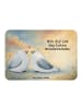Mr. & Mrs. Panda Magnet Turteltauben Liebe Design mit Spruch in Weiß