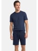 Hanro Schlafanzug Night & Day in Deep navy