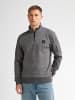 Petrol Industries Utility-Pullover mit kurzem Reißverschluss steelhall in Schwarz