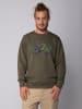 wat? Apparel Sweatshirt Fahrrad by night in Khaki