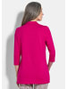 GOLDNER Tunikashirt Elegantes Blusenshirt mit Biesen in pink