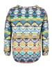 CARTOON Casual-Bluse mit Muster in Green/Blue