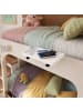 relaxdays Nachttisch klemmbar in Weiß - (B)36 x (H)9 x (T)25,5 cm