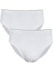 Erwin Müller Baumwolle, Single-Jersey Slip 2er-Pack in weiß