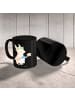 Mr. & Mrs. Panda Tasse Haushaltshilfe Herz ohne Spruch in Schwarz