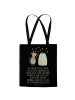 Mr. & Mrs. Panda Tasche Maus Sterne mit Spruch in Schwarz
