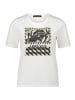 Betty Barclay Basic Shirt mit Placement in Patch White/Dark Blue