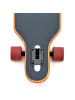 Apollo Twin Tip DT Fiberglas Longboard " Bali Slide " in holz/rot