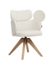 Beliani Esszimmerstuhl MARCY in Beige/Braun - (W) 60 x (H) 85 x (L) 66 cm
