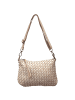 Florence Florence Umhängetasche Leder beige ca. 27cm