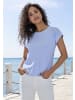 Vivance Kurzarmshirt in eisblau, lila