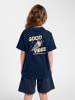 Hummel T-Shirt Hmljr Reg Kinder in DRESS BLUES2