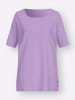 Sieh an! Kurzarmshirt in lavendel