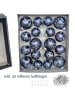 JACK 18 tlg. Set Glas Eislack Weihnachtsbaumkugeln in Anthrazit