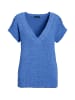 GOLDNER Trageangenehmer Pullunder mit modischem Ausschnitt in jeansblau