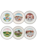 Villeroy & Boch 6er Set Frühstücksteller Kollektion Design Naif ø 21 cm bunt in bunt