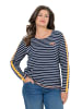 LAURASØN Langarmshirt in marine