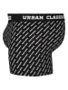 Urban Classics Urban Classics Herren Boxer Shorts 3-Pack in darkgreen+black+branded aop