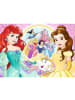 Trefl Disney Arielle die Meerjungfrau Glitterpuzzle, Bella und Arielle (Kinderpuzzle)