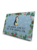 Mr. & Mrs. Panda Tee Adventskalender Pinguin Blumen mit Spruch in Eisblau