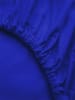 Erlich Textil  Cotton Select Spannbettlaken aus Bio-Baumwolle - Fadendichte 200 in knallblau