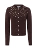 Marie Lund Strickjacke in schoko - 0004