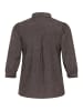 KAFFE curve Langarm - Hemd KCverana in Major Brown C.
