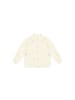 leevje Strickcardigan mit Herzchen-Applikation in light beige