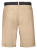 Petrol Industries Chino-Shorts mit Gürtel Tropico in Braun