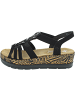 rieker Sandalen in schwarz