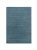 KADIMA DESIGN MOLE Esszimmerteppich Kurzflor Wolle 120x170 Blau Naturfaser in Blau