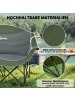 Outsunny Campingstuhl in Grün 143L x 50B x 90H cm
