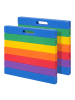 relaxdays 2x Kniekissen in Bunt - (B)35 x (H)3 x (T)30 cm