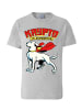 Logoshirt T-Shirt Superdog - Krypto - DC Comics in grau-meliert