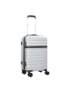 Bugatti Corium 4 Rollen Kabinentrolley 55 cm silberfarben